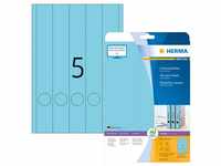 Herma Special 5133 Ordner-Etiketten 38 x 297 blau, 100 Stück