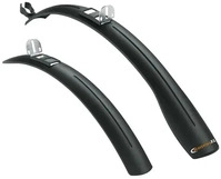 SKS Fahrrad-Schutzblech Beavertail, 26-28 Zoll, f&uuml;r vorne und hinten, schwarz, f&uuml;r