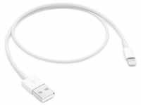 Apple Ladekabel ME291ZM/A, weiß, USB A auf Apple Lightning, BULK, 0,5m