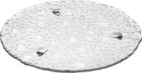 Leonardo Tortenplatte Heart 070585, handgefertigt, aus Glas, &Oslash; 34 cm, mit...