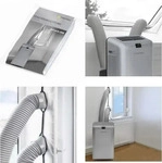 Trotec Fensterabdichtung AirLock 200, f&uuml;r mobile Klimager&auml;te mit 2 Schl&auml;uchen