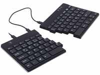 R-Go Tastatur Split Break Ergonomic Keyboard, teilbar, kompakt, flaches Design, USB,