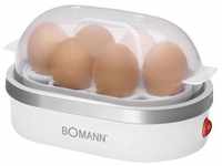 Bomann Eierkocher EK 5022 CB, bis 6 Eier, 400 W, weiß-silber