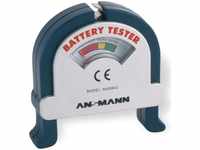 Ansmann Batterietester Battery Tester, für Rundzellen, LC-Display