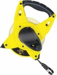 Stanley Ma&szlig;band 2-34-824, FATMAX Fiberglas, 60m Glasfaserband, Kurbel, Klapphaken