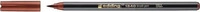 Edding Brush-Pen 1340 Pinselstift, braun, Pinselspitze flexibel, 1-3 mm