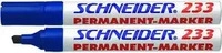 Schneider Permanentmarker Maxx 233, 123303, Strichbreite 1 - 5 mm, blau