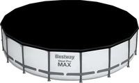 Bestway Poolabdeckung 58039, aus PVC, schwarz, mit Spannseil, f&uuml;r Pools bis &Oslash;...
