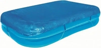 Bestway Poolabdeckung 58319, aus PE, blau,mit Spannseil, Pools bis 262 x 175 cm ,