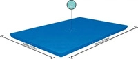 Bestway Poolabdeckung 58105, aus PE, blau, mit Spannseil, f&uuml;r Pools 259 x 170...