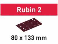 Festool Schleifpapier Rubin 2 STF 80X133 P60RU2/50, Körnung 60, 133 x 80mm, 50