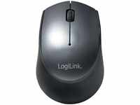 LogiLink Maus Mini ID0160 USB-C, 3 Tasten, 1200 dpi, schwarz / anthrazit