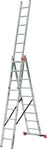 Krause Mehrzweckleiter Monto Tribilo, 129673, 3-teilig, mit 3 x 9 Sprossen