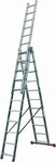 Krause Mehrzweckleiter CORDA, 030375, 3-teilig, mit 3 x 7 Sprossen