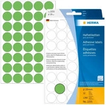 Herma 2255 Haftetiketten gr&uuml;n &Oslash; 19mm 1280 St&uuml;ck