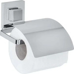 Wenko Toilettenpapierhalter Quadro, Vakuum-Befestigung, f&uuml;r 1 Rolle, aus Edelstahl