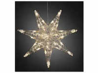 Konstsmide Weihnachtsstern 6110-103, beleuchtet mit 32 LEDs, Acryl, Ø 45 cm