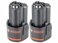 Bosch Werkzeugakku GBA 12V 3.0Ah, 1600A00X7D, 12V / 3,0Ah, 2 Stab-Akkus