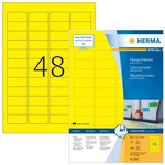 Herma Universaletiketten 4544, Special, gelb, 45,7 x 21,2mm, 100 Blatt, 4.800 St&uuml;ck