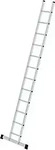 MUNK Anlegeleiter 11412, L&auml;nge 3,6m, aus Aluminium mit 12 Sprossen