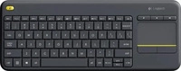 Logitech Tastatur Touch Keyboard K400 Plus, USB, mit Unifying-Funktion, schwarz
