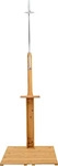 vidaXL Gartendusche 40857, Holz, Kaltwasserdusche, braun, 221 cm, aus Hart- und