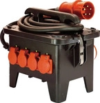 as-Schwabe CEE-Stromverteiler M2, mobil, f&uuml;r au&szlig;en, 4x Schutzkontakt 230V, 2x...