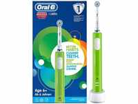 Oral-B Elektrische-Zahnbürste Pro Junior 6+, grün, 3 Putzmodi, mit 1