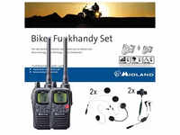Midland Funkgerät G9 Pro Bikerset PMR446, Walkie Talkie, Reichweite bis 12km, IPX5,