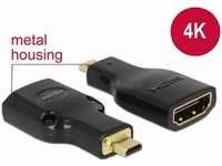 DeLock HDMI-Adapter HDMI Micro-HDMI, HDMI A Buchse / Micro HDMI Stecker