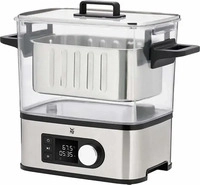 WMF Sous-Vide-Garer Pro 2-in-1, 1500 Watt, mit Timer, silber, bis 6 Liter