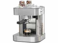 Rommelsbacher Espressomaschine EKS2010, Siebträger und Milchaufschäumer, 1,5 Liter,