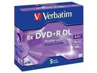 Verbatim DVD+R DL Double Layer Rohlinge 5er, 5 Stück, Grundpreis: &euro; 2,03 /