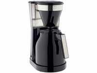Melitta Kaffeemaschine 1023-08, EasyTop Therm, bis 8 Tassen, 1 Liter, schwarz, mit