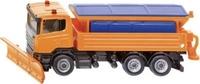 siku Fahrzeug 1898 Scania Winterdienst, aus Metall/Kunststoff, Ma&szlig;stab 1:87