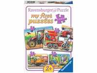 Ravensburger Puzzle 06954 Bei der Arbeit, 2, 4, 6 und 8 Teile, ab 2 Jahre