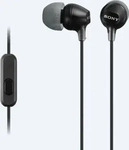 Sony Kopfh&ouml;rer MDR-EX15APB, schwarz, In-Ear, mit Mikrofon, kabelgebunden, 3,5mm
