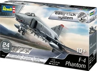 Revell Modellbausatz F-4 Phantom Click-System, 24 Teile, Level 2, ab 10 Jahre,