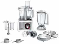 Bosch Küchenmaschine MultiTalent 8, MC812S814, 1250W, Mixer und Schneidemesser, 3,9