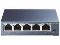 TP-Link Switch TL-SG105, 5 x bis 1000 Mbit/s RJ45 Ports