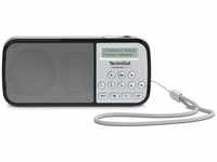 TechniSat Radio Digitradio RDR DAB+, USB, Akku, silber