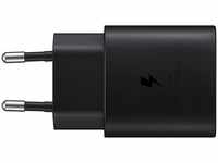 Samsung USB-Ladegerät EP-TA800, 25W, 3A, schwarz, 1x USB-C, 1-Port, mit USB-C Kabel