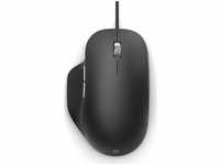 Microsoft Maus Ergonomic Mouse, RJG-00002, 5 Tasten, 1000 dpi, schwarz