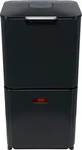 JosephJoseph M&uuml;lleimer Totem Max 60 L, graphit, aus Edelstahl, 2 x 30 Liter und 1 x