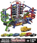 Majorette Parkgarage Super City Garage, mit 7 Ebenen, 2 motorisierten Aufz&uuml;gen,
