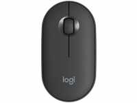 Logitech Maus M350 Pebble Bluetooth Mouse, 3 Tasten, 1000 dpi, Bluetooth,...