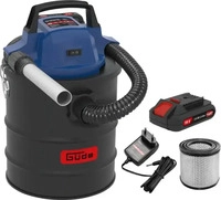 G&uuml;de Aschesauger AS 18-201-05, 58580, Akku, 18 Volt / 2,0 Ah, Beh&auml;ltervolumen...