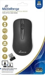MediaRange Maus MROS209, 4 Tasten, 1600 dpi, kabellos, schwarz