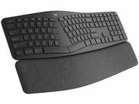 Logitech Tastatur Ergo K860, mit Handballenauflage, USB / Bluetooth