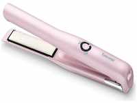 Beurer Glätteisen Beauty HS 20 StylePro, Mini Akku-Haarglätter, kabellos, rosa